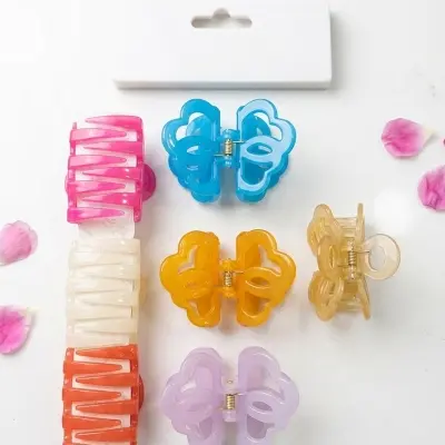 Picture of Super Quality Multicolour stylish Hair Clutcher for girls and women, Kakra, 1pcs