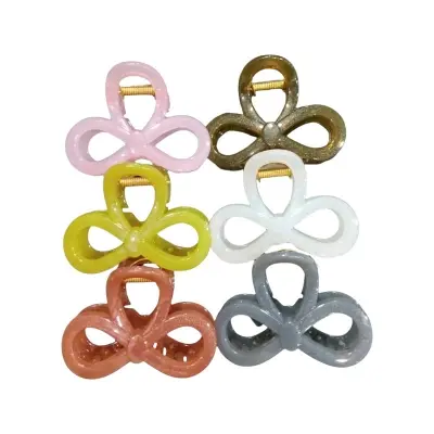 Picture of Super Quality Multicolour stylish Hair Clutcher for girls and women, Kakra, 1pcs