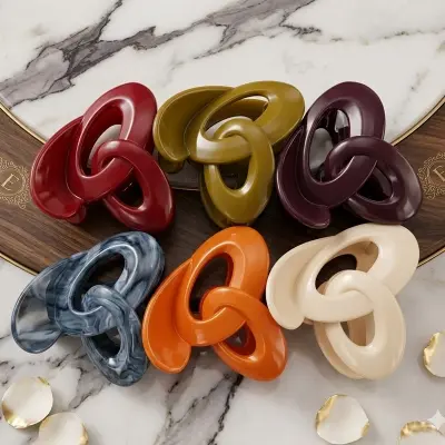 Picture of Super Quality Multicolour stylish Hair Clutcher for girls and women, Kakra, 1pcs