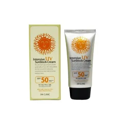 Picture of 3W Clinic Intensive UV Sunblock Cream SPF50 PA+++ 70ml