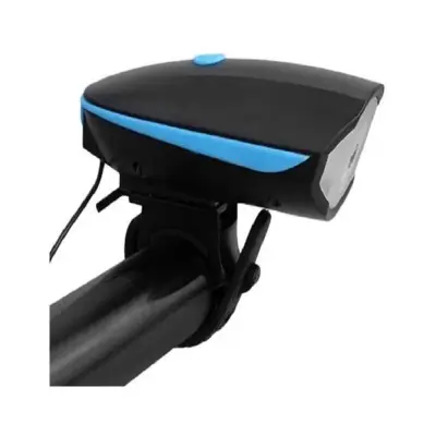 Picture of USB Bicycle Light with Horn - Sea Blue - Cycle Accessories - Cycle Accessories