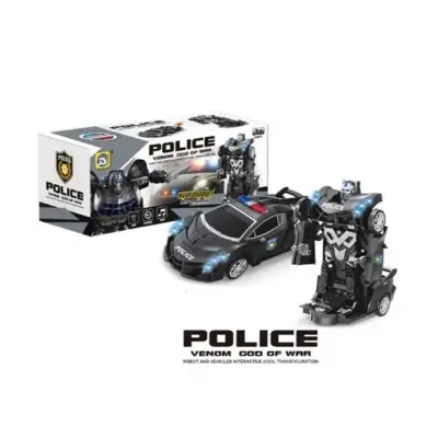 Picture of Transform Car Transformer Car Robot toys Deformation Car with lights and sounds Toys for boys New