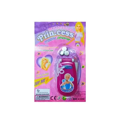 Picture of Benign Girl or Princess Musical Mobile Phone Toy For Kid-Multicolor
