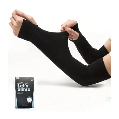 Picture of Aqua. x Sunscreen uv protection cycling hand sleeve for Men & Women - Black Colors