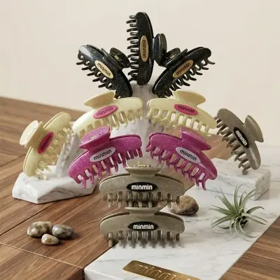 Picture of Super Quality Multicolour stylish Hair Clutcher for girls and women, Kakra, 1pcs