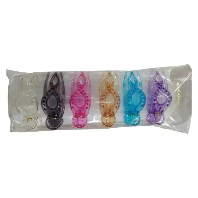 Picture of Super Quality Multicolour stylish Hair Clutcher for girls and women, Kakra, 1pcs