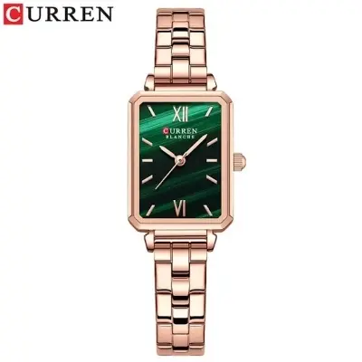 Picture of CURREN 9082 Elegant Women’s Wrist Watches Classic Rectangle Dial Light Thin Quartz Wristwatch Stainless Steel Clock Watch-Watch