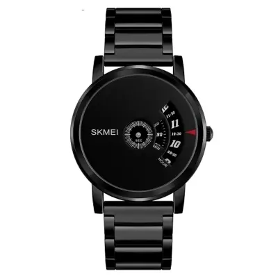 Picture of SKMEI 1260 Stainless Steel wrist watch for men - Black 