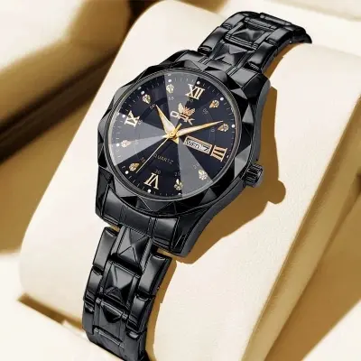 Picture of BINBOND Luxury Rhinestone Quartz Watch Night Glow Fashion Calendar Analog Business Leisure Wrist Watch