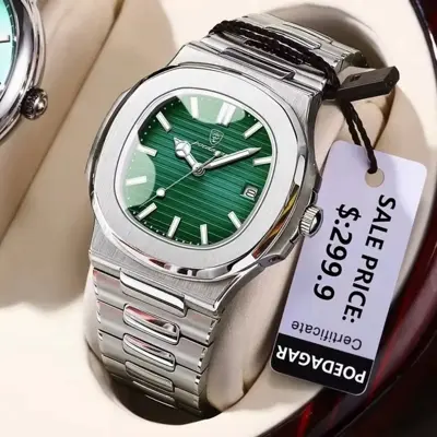 Picture of POEDAGAR 613 Top Luxury Brand Man Watch Sports Waterproof Luminous Date Men Wristwatch Square Dial Quartz Men's Watches