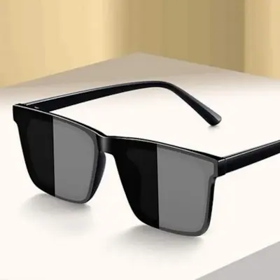 Picture of DX11 Double Poly Sunglass New Trendy Look Very Stylish Black Sunglass for Men 