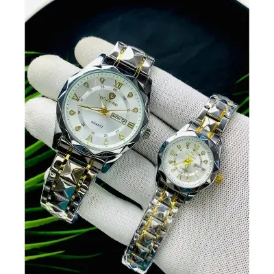 Picture of Binbond 2521 Men's Luxury Fashion Stainless Steel Waterproof Quartz Movement Wrist Watch - watch For Men