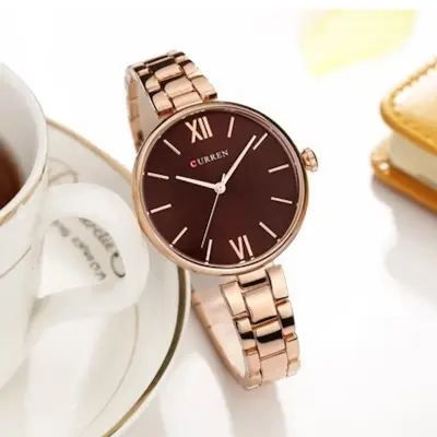 Picture of CURREN 9017 Watch For Women Quartz Wrist Watch Stainless Steel Strap Belt Waterproof Casual Fashion Ladies