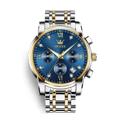 Picture of OLIVS 2858 Original Quartz Watch for Men Stainless Steel Waterproof Luxury Brand Men's Wristwatch Fashion Man