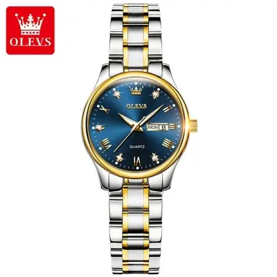 Picture of Olevs Luxury Stylish & Fashionable Tone Stainless Steel Analog Wrist Watch For Women