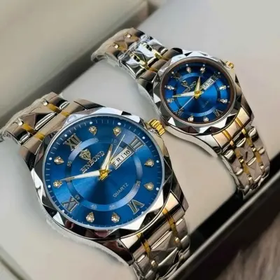 Picture of New Luxury BINBOND couple Stainless Steel Waterproof Couple Watches