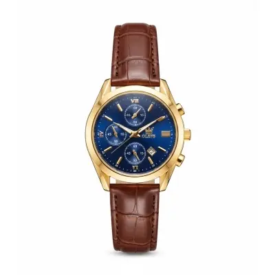 Picture of Olevs Leather belt watch for girls 