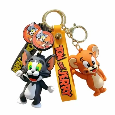 Picture of 1 Piece Tom Or Jerry Pendant Key Ring without hook