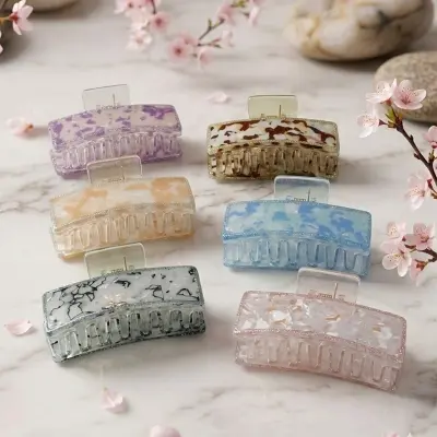 Picture of Super Quality Multicolour stylish Hair Clutcher for girls and women, Kakra, 1pcs