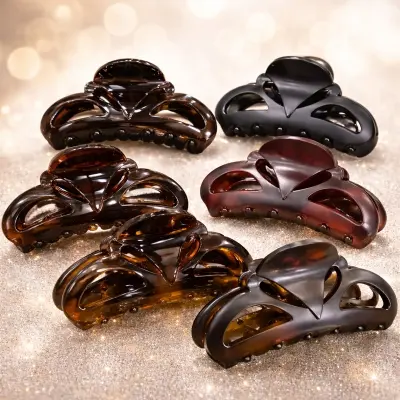 Picture of Super Quality Multicolour stylish Hair Clutcher for girls and women, Kakra, 1pcs