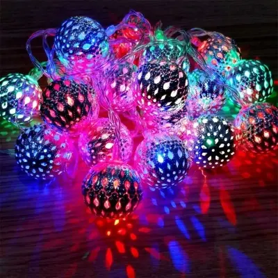 Picture of Home Decorative Lights - Metal Snow Ball