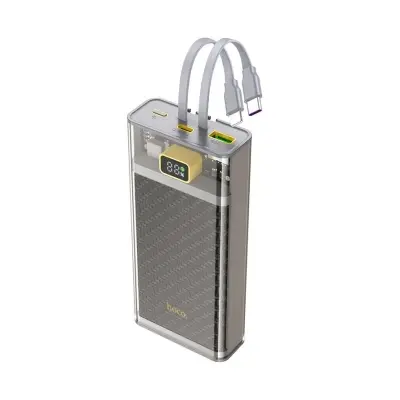 Picture of Hoco J104A Discovery Edition 22.5W Fully Compatible Power Bank with built in 2pcs Cable (20000mAh Powerbank)