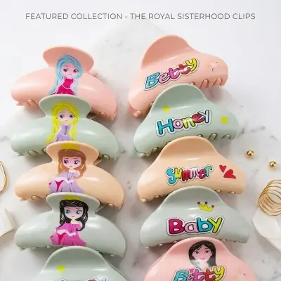 Picture of Super Quality Multicolour stylish Hair Clutcher for girls and women, Kakra, 1pcs