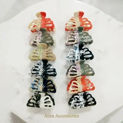 Picture of Super Quality Multicolour stylish Hair Clutcher for girls and women, Kakra, 1pcs