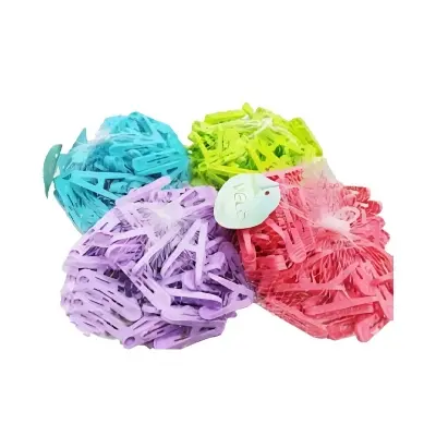Picture of 50pes Best Quality Colorful Plastic Cloth Clip - Multicolor - Hanger - cloth hanger