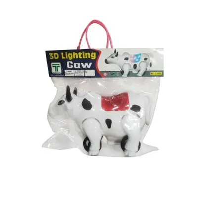 Picture of New baby cow toy lighting Doll - 3D Lighting Cow For New Born Toy
