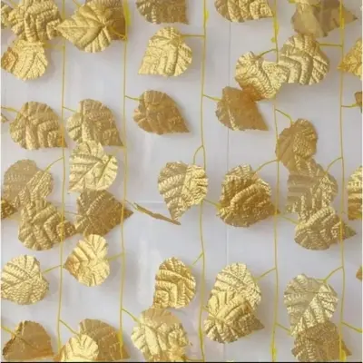 Picture of Artificial Fake Hanging Vines Plant big leaves(1pcs), 7feet