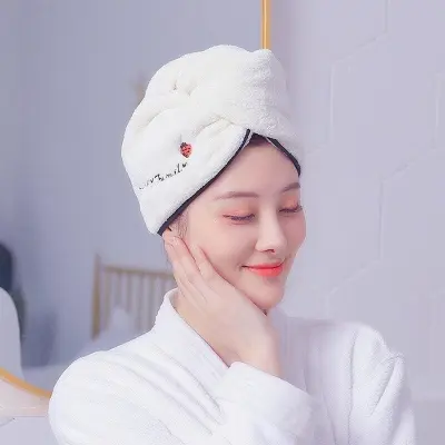Picture of Magic Quick Hair Drying Towel Hat for Women - Hair Band - Hair Clip