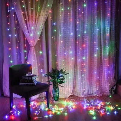 Picture of Multicolor LED Fairy String Lights – Decorative Lighting for Party, Wedding, Festival, Christmas & Home Decoration