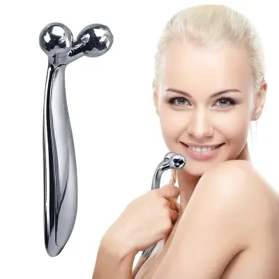 Picture of 3D Y-Shaped Face & Neck Roller Massager – 360° Rotate Skin Care & Body Slimming Tool