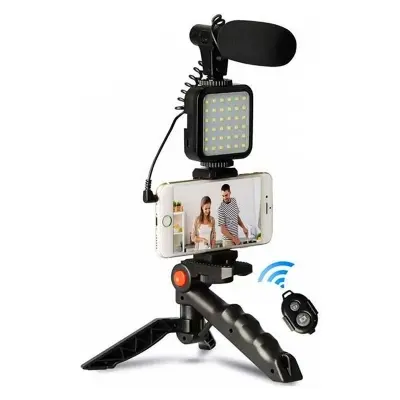 Picture of AY-49 remote control Video Kits Microphone LED Fill Light Mini Tripod
