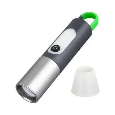 Picture of Zerodis Portable Telescopic Flexible Extensible Led Flashlights Torch Magnetic Head Pick Up Tool Flash Light Lamp Mini Pocket Flashlight with Clip, Small Flashlights for Inspection, Work