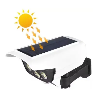 Picture of Remote Control 77 LED Solar Motion Sensor Lamp – Outdoor Waterproof Wall Light for Garden, Yard & Security