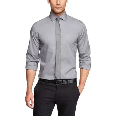 Picture of GRAY Long sleeve formal party shirt for men (party shirt)
