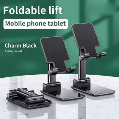 Picture of Foldable Mobile Phone Holder Stand Desktop Lazy Bedside Bracket Telescopic Support for 12.9 Inch Phones