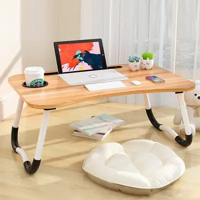 Picture of Folding Desk Home Computer Stand Laptop Desk Laptop Table