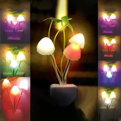 Picture of LED Mushroom Night Light Lamp - Multi Color