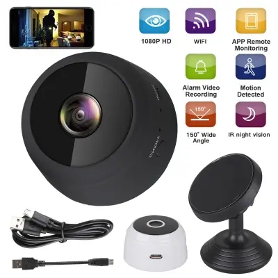 Picture of A9 Mini WiFi Camera 1080P black Full HD Night Vision Wireless IP Camera