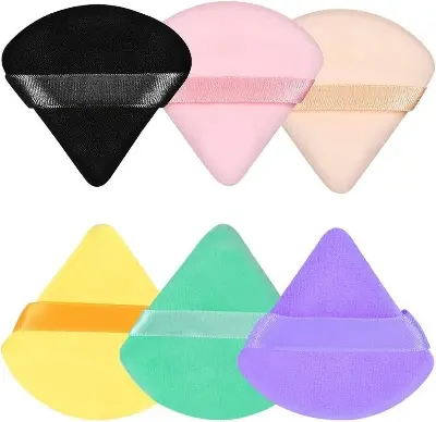 Picture of Finger Puff Sponge Makeup Mini Partial Concealer Sponge - Multicolor