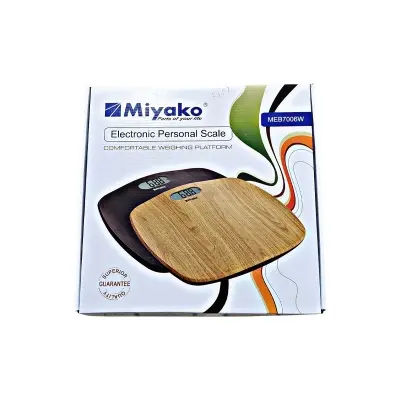 Picture of Miyako MEB 7006W Digital Electronic personal Weight Scale - Fitness Mart - weight machine