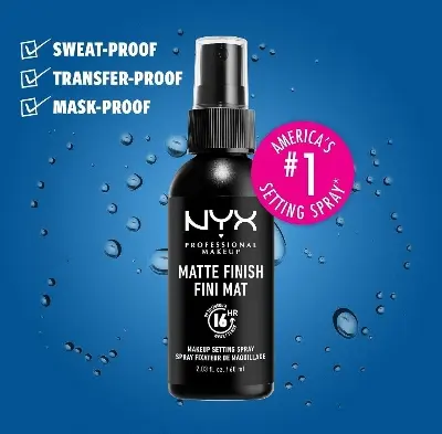 Picture of NYX Makeup Setting Spray 24hr long lasting - Black