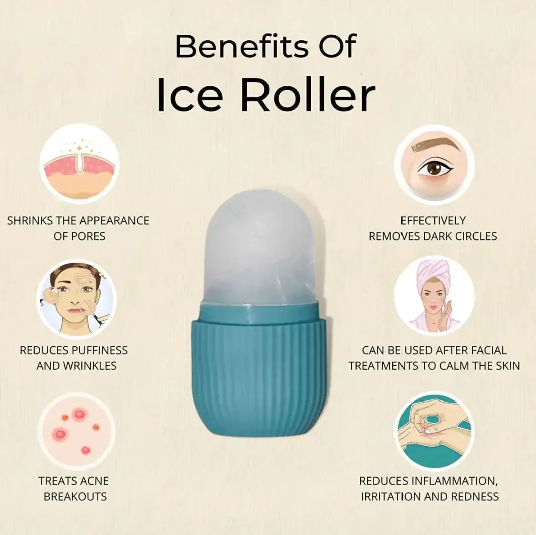 Picture of Ice Roller for Neck, Face & Eyes Massager | Face & Eye Puffiness - Multicolor