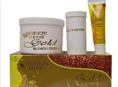 Picture of FASHION HERBS THERAPY GOLD BLECH CREAM 1 Box - 300gm