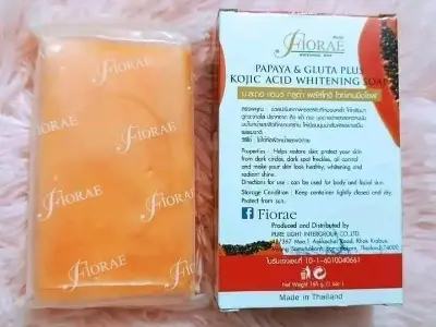 Picture of Fiorae Papaya Whitening Soap Original - 165gm - Orange
