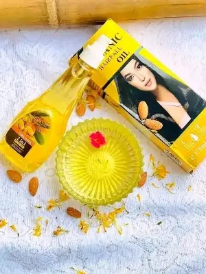 Picture of Update Organic Hair Fall Oil Treatment for strong,soft, shiny & wavy hair - 175ml