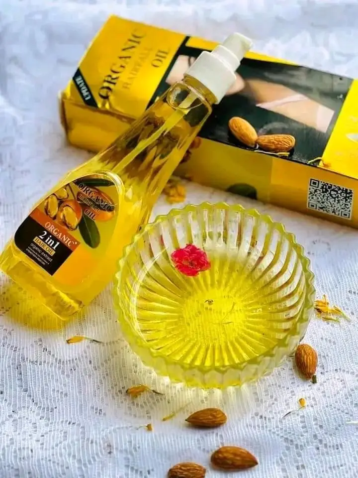 Picture of Update Organic Hair Fall Oil Treatment for strong,soft, shiny & wavy hair - 175ml